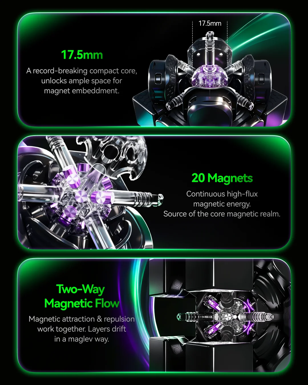 [JudyCube] GAN 17 MagDrive UV 3x3 Magnetic Magic Cube Gan17 New Flagship Stickerless Professional Fidget Toys Cubo Magico