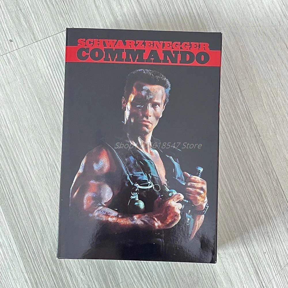 Commando John Matrix Schwarzenegger Action Figure Judgment Day T-800 Model Toy For Birthday Gifts