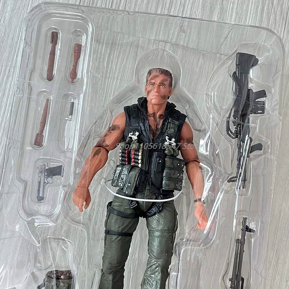 Commando John Matrix Schwarzenegger Action Figure Judgment Day T-800 Model Toy For Birthday Gifts