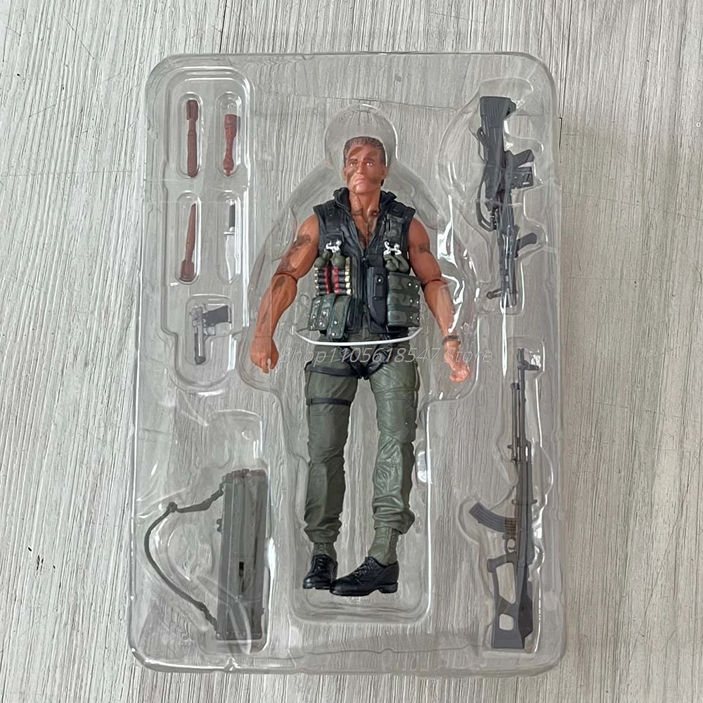 Commando John Matrix Schwarzenegger Action Figure Judgment Day T-800 Model Toy For Birthday Gifts