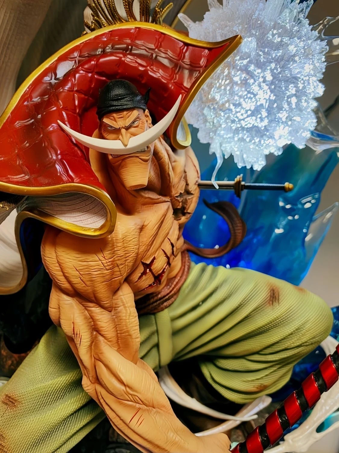 Spot PVC 40cm Edward Newgate Action Figure -Lx Gk Statue Whitebeard One Piece Collectible Toy Room Desktop Decoration Toy