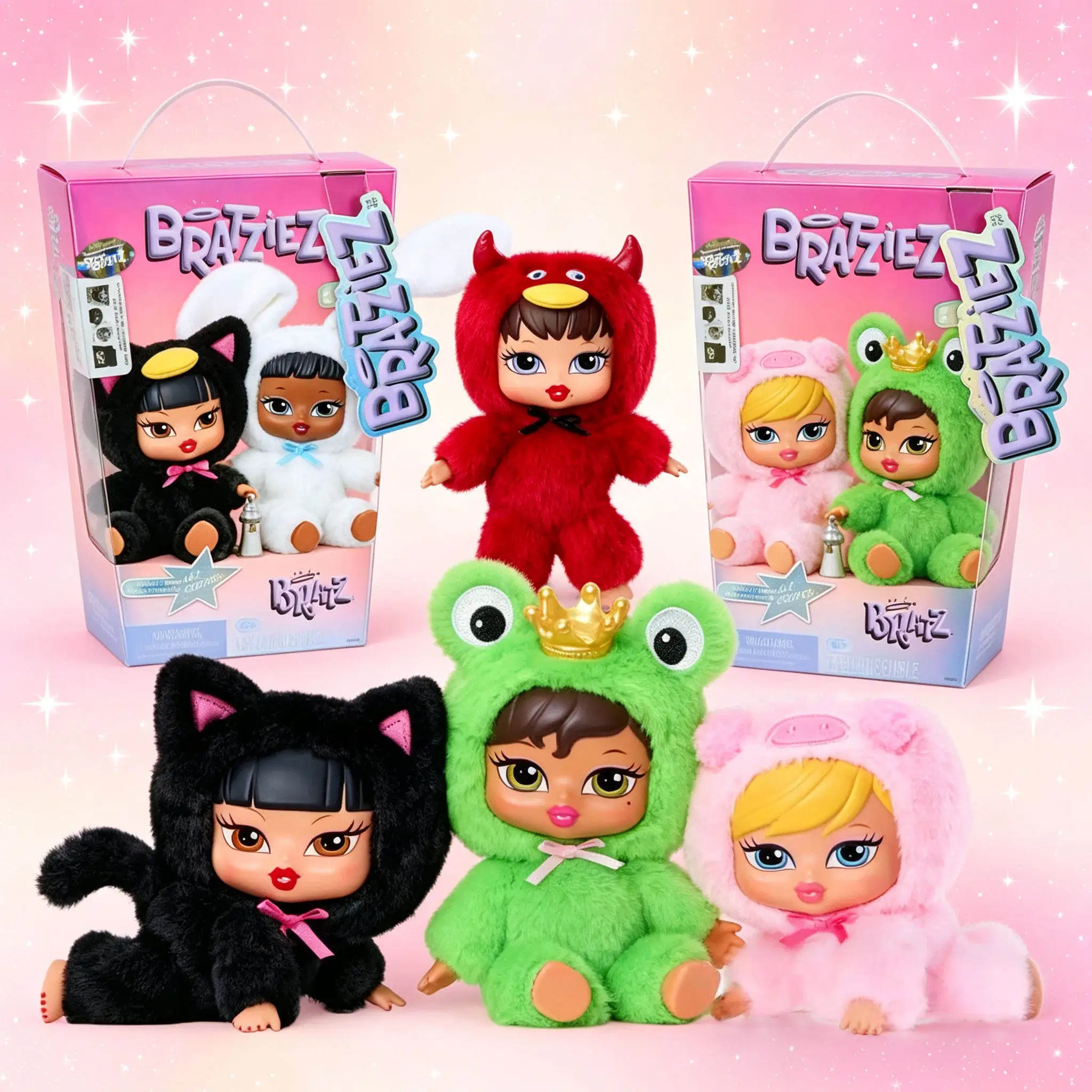Bratz Iconz Dolls Series Mga Blind Box Genuine Kawaii Charm Keychain Lovely Doll Mystery Box  Anime Figure Ornament Toy Gifts