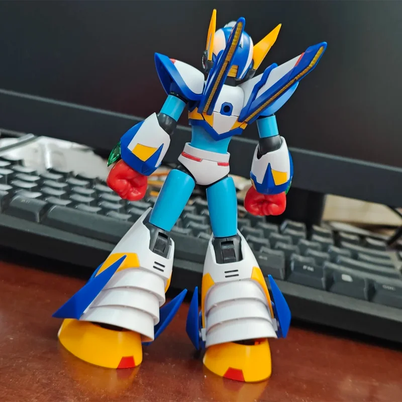 Rockman Kp701 X Fifth Form Falcon Armor Model Kit Action Figures Desktop Ornament Doll Mega Man Boy Toy Gift Collectible