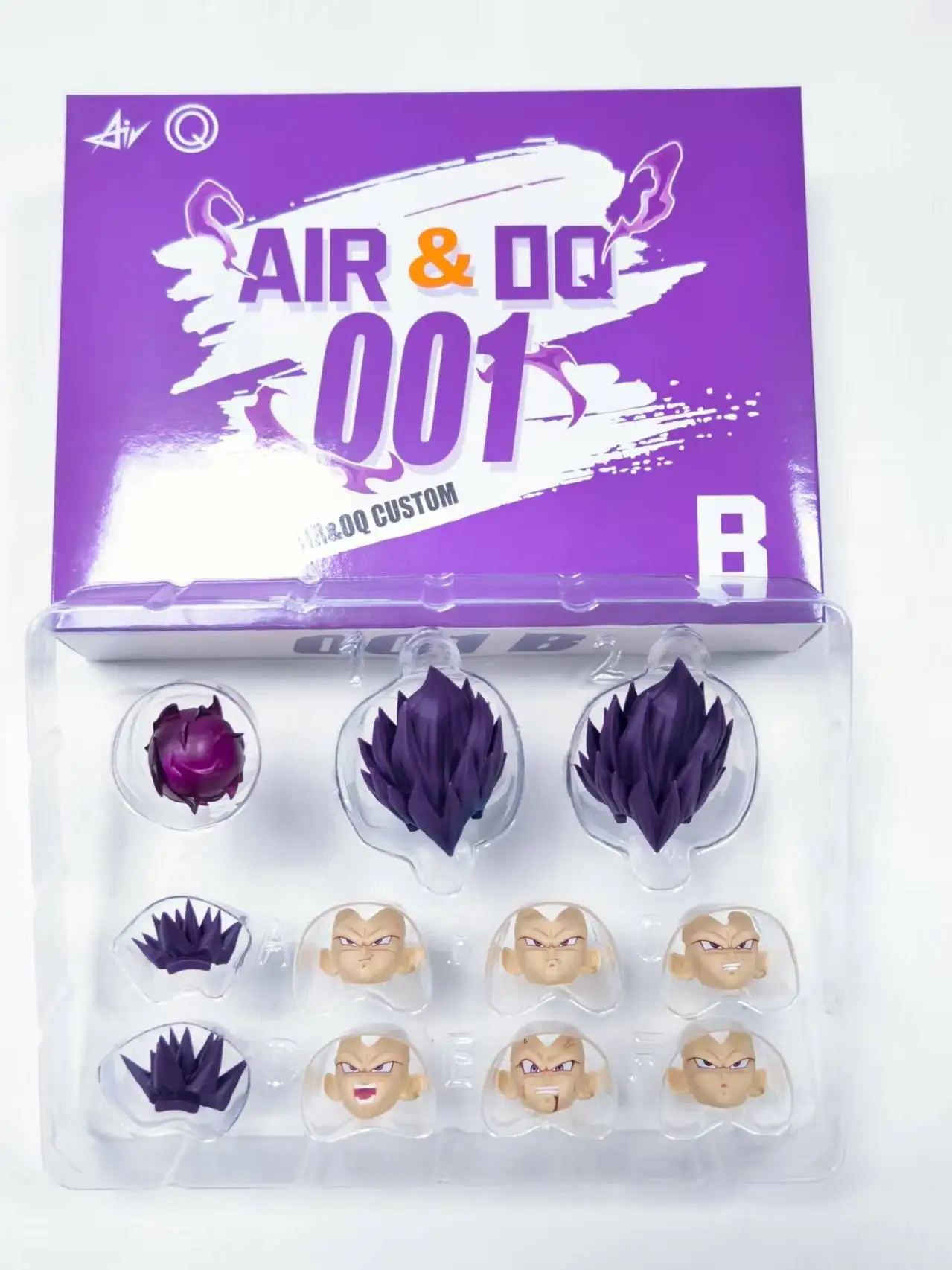 In Stock Air&OQ Dragon Ball Studio Super Vegeta Ultra Ego Action Anime Figure Head Sculpt Model Accessory SHF Collectible Toys