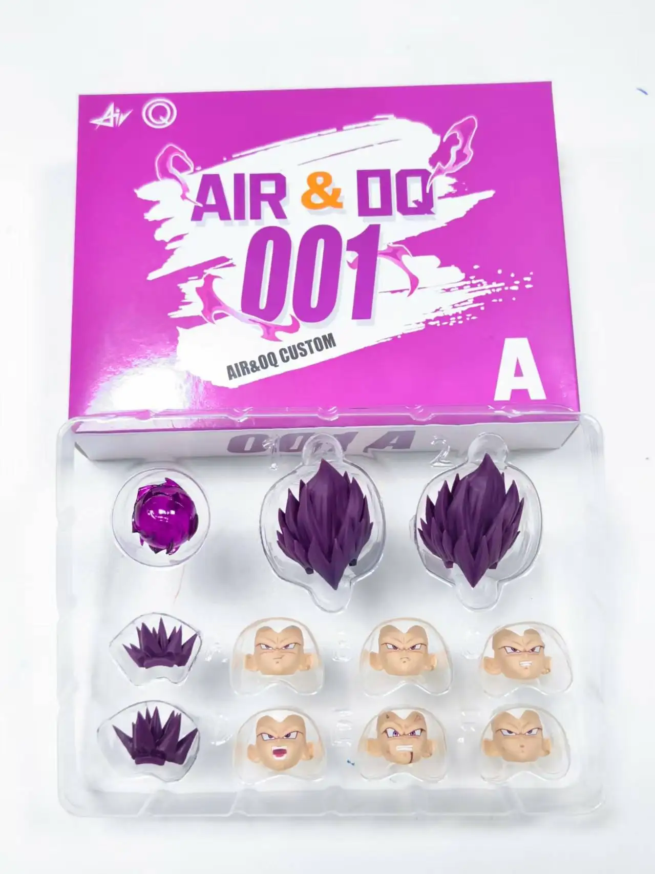 In Stock Air&OQ Dragon Ball Studio Super Vegeta Ultra Ego Action Anime Figure Head Sculpt Model Accessory SHF Collectible Toys