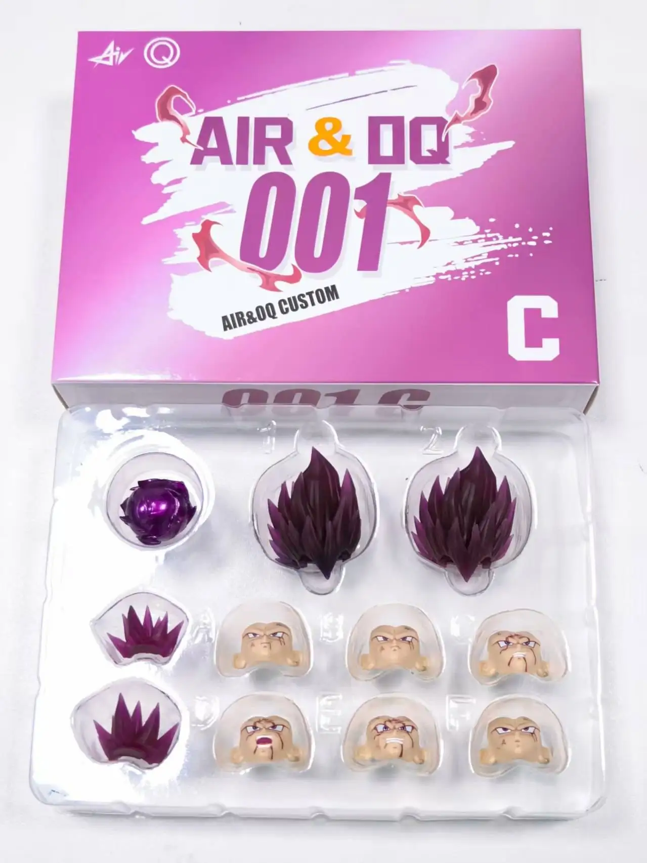 In Stock Air&OQ Dragon Ball Studio Super Vegeta Ultra Ego Action Anime Figure Head Sculpt Model Accessory SHF Collectible Toys