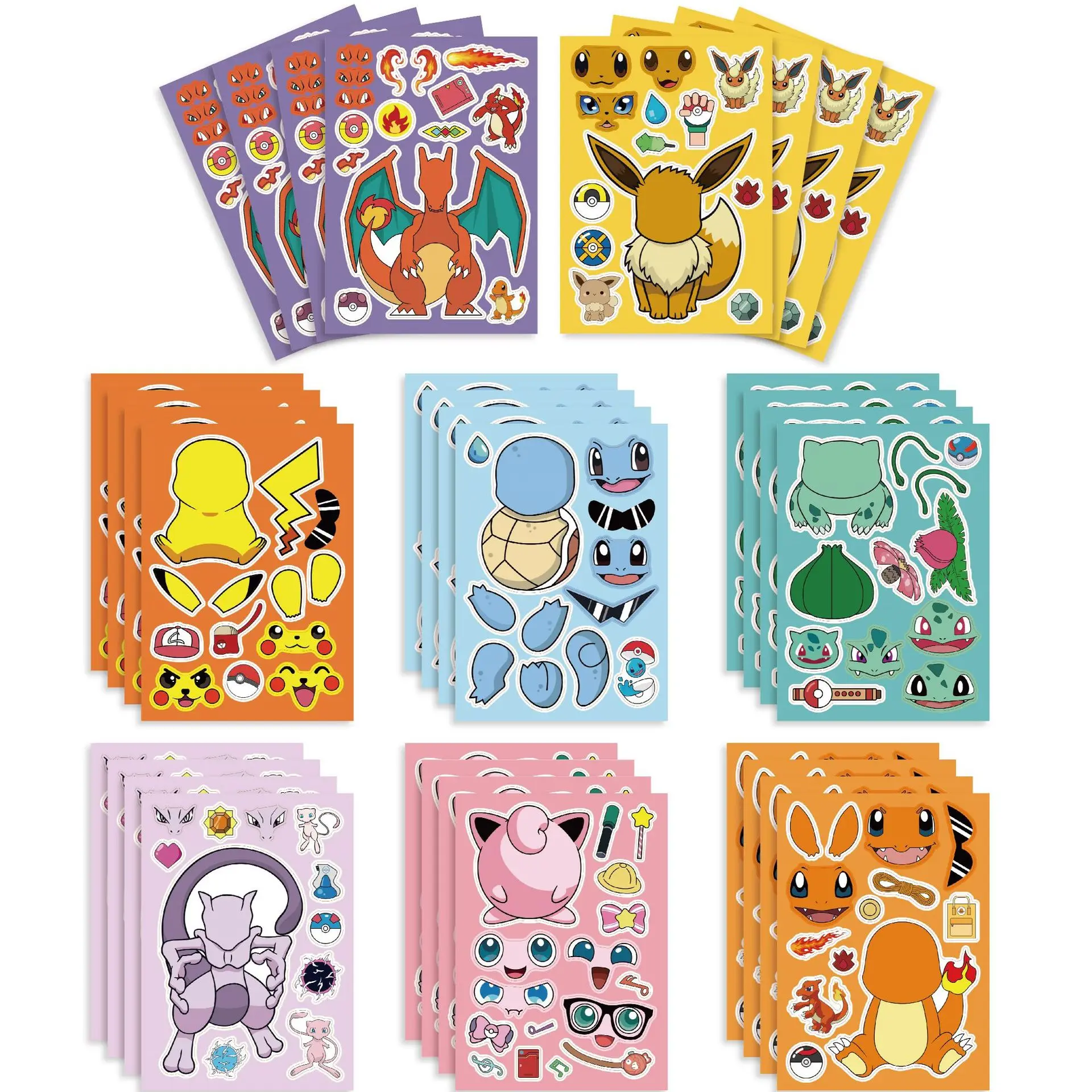 Cartoon Pokemon Birthday Party Decorations Pikachu Theme Disposable Tableware Paper Cup Plate Banner Christmas Party Favor Gifts