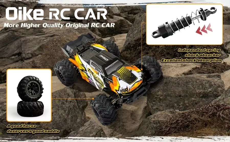 Oike 4WD Remote Control Car 40KM/H 50KM/H 80KM/H High Speed Racing Drift Truck Radio Off Road 4X4 Super Brushless Fast RC Buggy