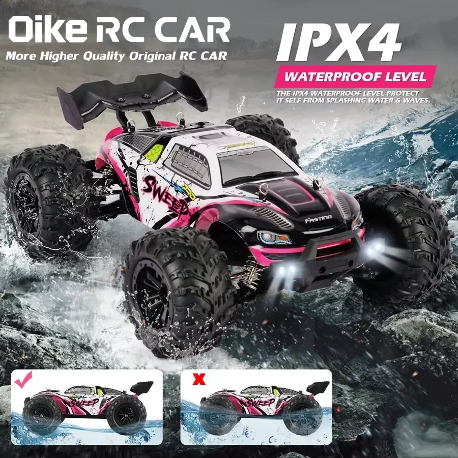 Oike 4WD Remote Control Car 40KM/H 50KM/H 80KM/H High Speed Racing Drift Truck Radio Off Road 4X4 Super Brushless Fast RC Buggy