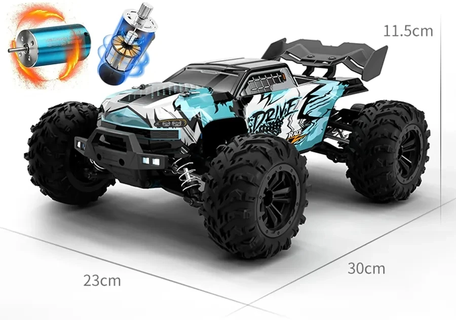 Oike 4WD Remote Control Car 40KM/H 50KM/H 80KM/H High Speed Racing Drift Truck Radio Off Road 4X4 Super Brushless Fast RC Buggy