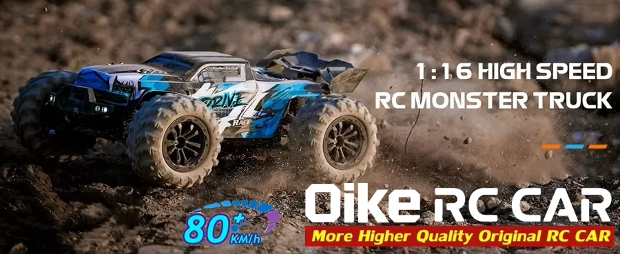 Oike 4WD Remote Control Car 40KM/H 50KM/H 80KM/H High Speed Racing Drift Truck Radio Off Road 4X4 Super Brushless Fast RC Buggy