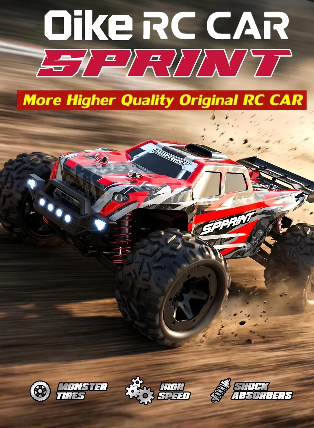 Oike 4WD Remote Control Car 40KM/H 50KM/H 80KM/H High Speed Racing Drift Truck Radio Off Road 4X4 Super Brushless Fast RC Buggy