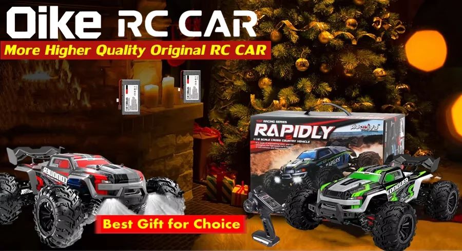 Oike 4WD Remote Control Car 40KM/H 50KM/H 80KM/H High Speed Racing Drift Truck Radio Off Road 4X4 Super Brushless Fast RC Buggy