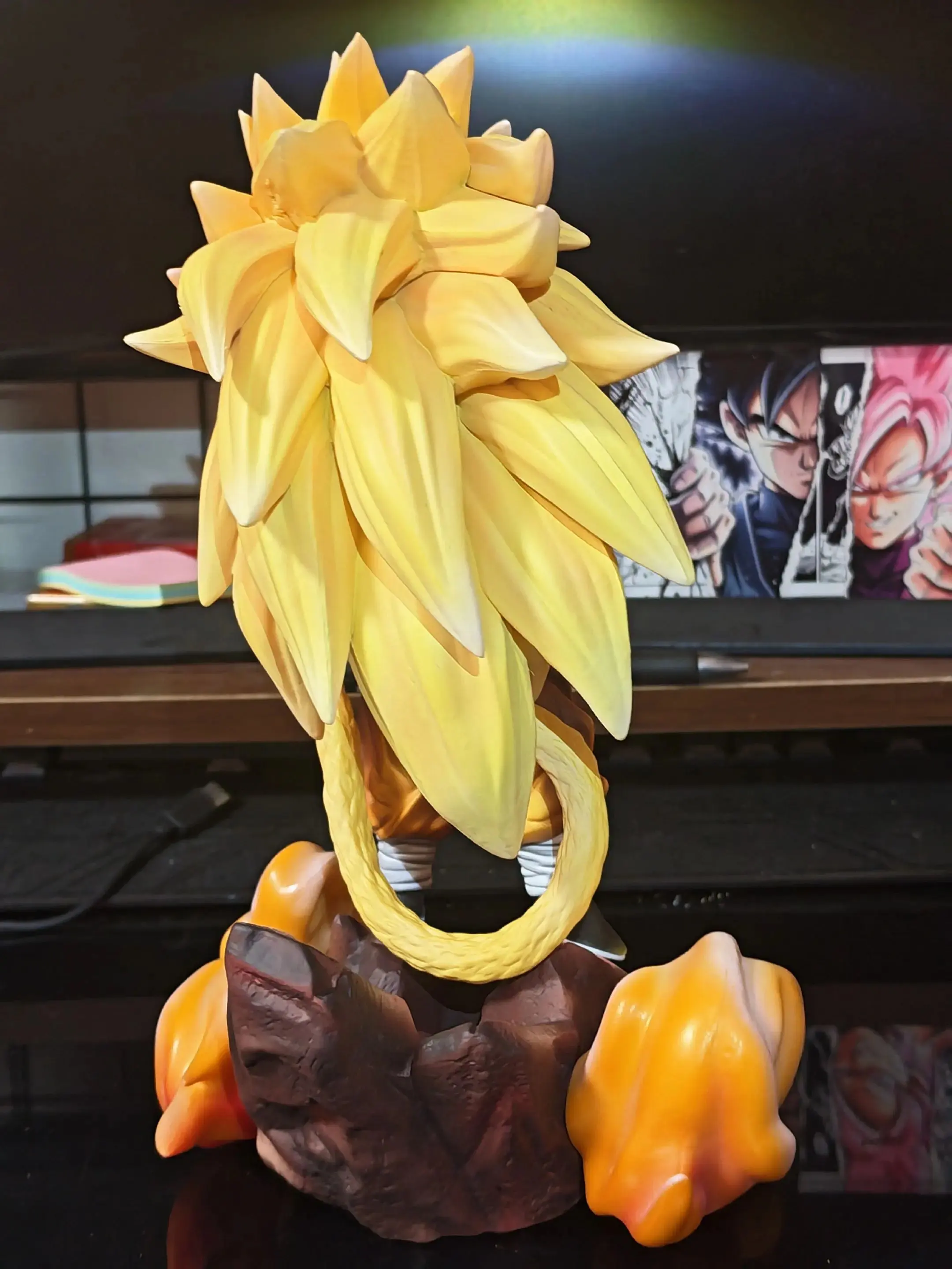 【INSTOCK】Dragon Ball GT Anime Figure Super Saiyan 3 Son Goku PVC Statue Model Desktop Ornament Hobby Collectible for Anime Fans