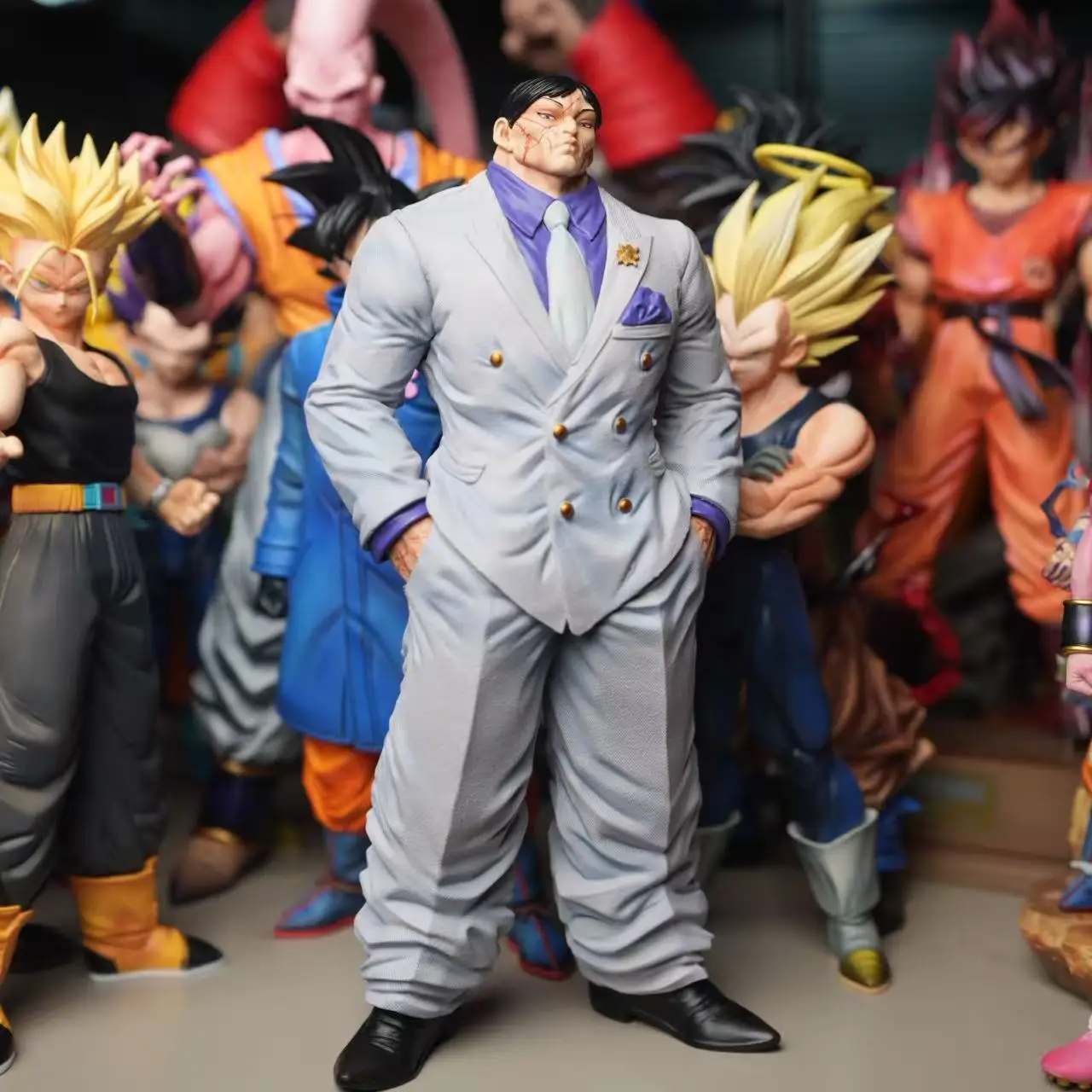 【C4 STUDIO】30.5cm/12.01 Inch Anime Baki the Grappler Kaoru Hanayama GK Figure Standing Statue Collectible Model Toy Gift