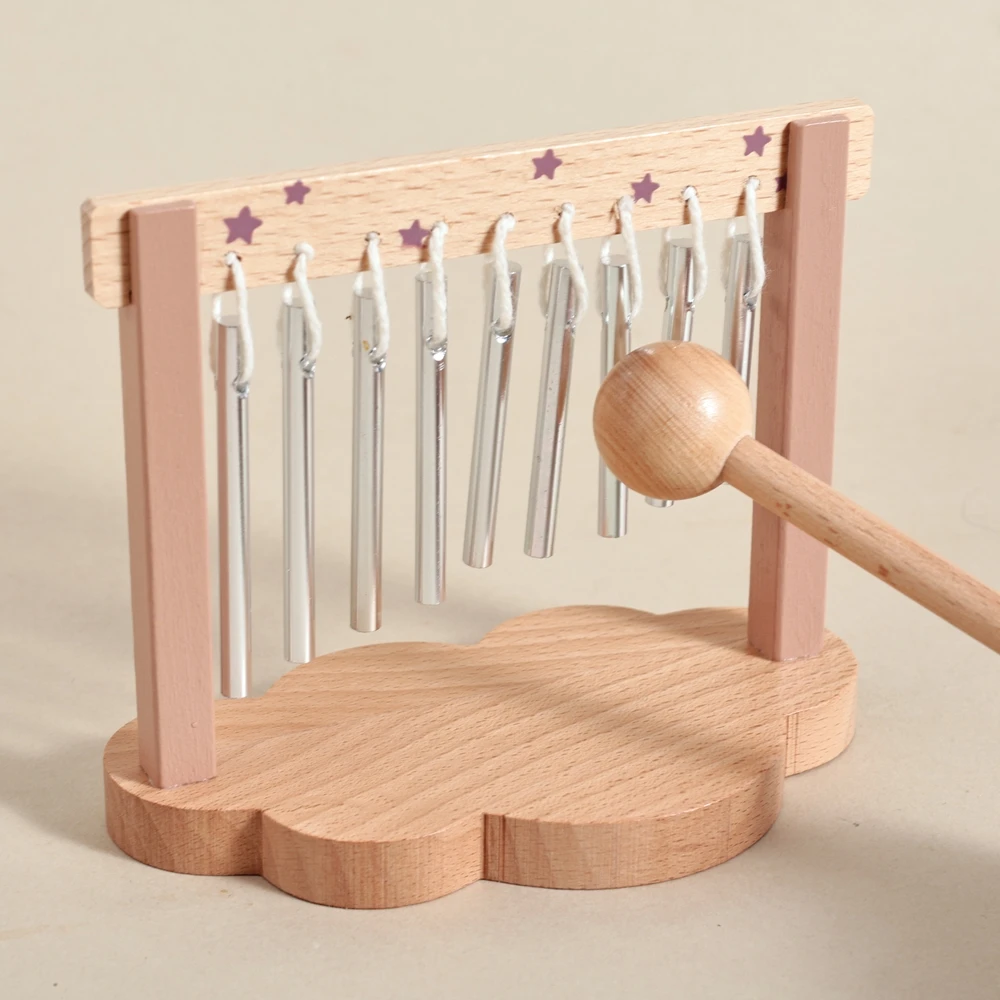 7pc Sets Music Toys for Children Music Instruments Girl Toys Wooden Cartoon Educational Instruments Children's Toys Instruments