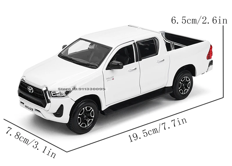 Maisto 1:27 New Toyota Hilux Highly-detailed die-cast precision model car Model collection gift