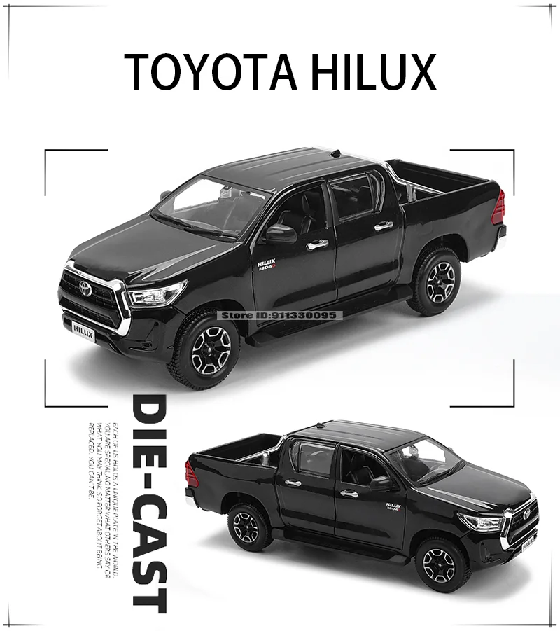 Maisto 1:27 New Toyota Hilux Highly-detailed die-cast precision model car Model collection gift