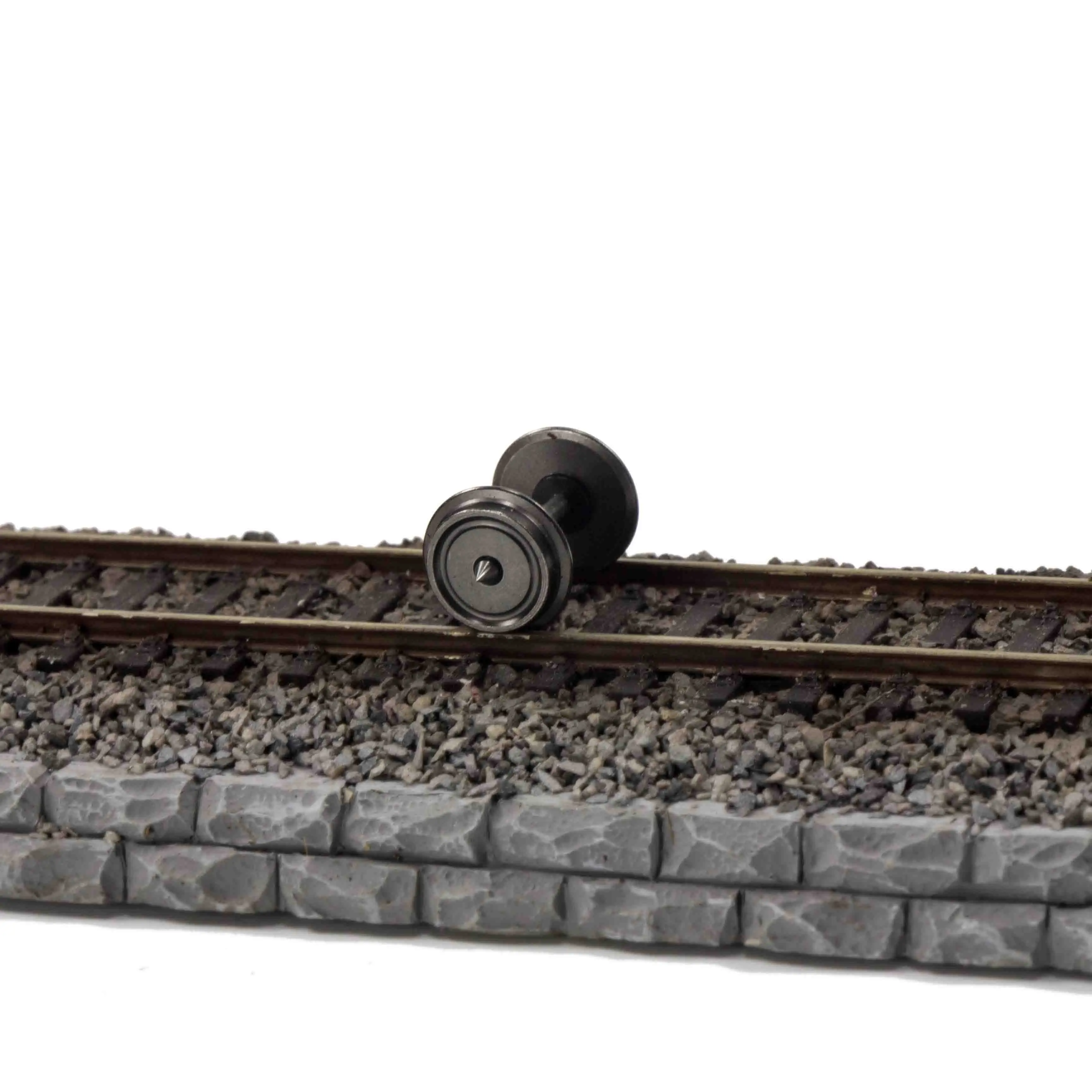 24pcs HO Scale 1:87 36" Metal DC Wheels for Model Trains DC Wheels Railway Modeling C8724
