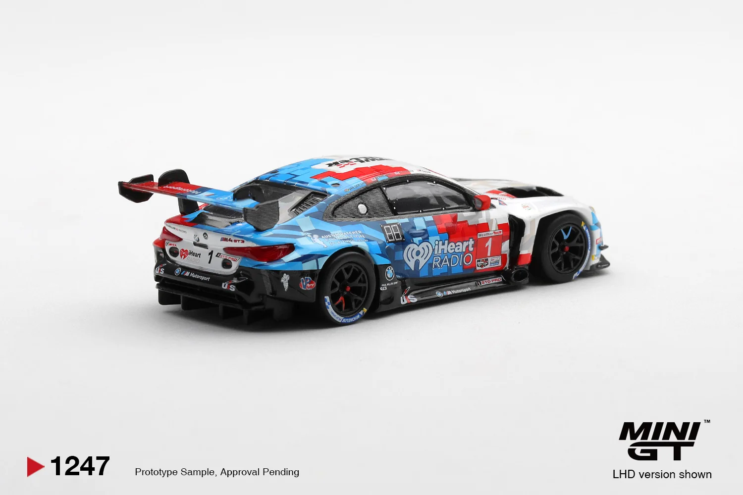 MINIGT 1/64 BMW M4 GT3 EVO #1 Paul Miller Racing 2025 MGT01247-CH Cars Alloy Diecast Metal Model Kids Toys Boys