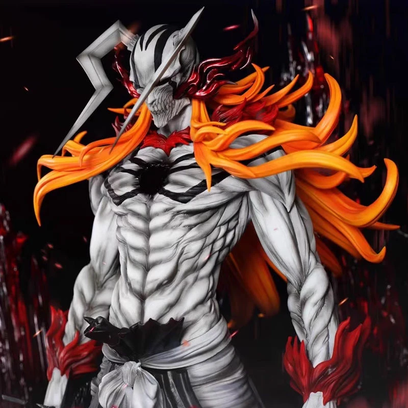 33cm Bleach Anime Figure Kurosaki Ichigo Ulquiorra Cifer Figures 1:1 Figurine Collection Desktop Models Toys Christmas Gifts