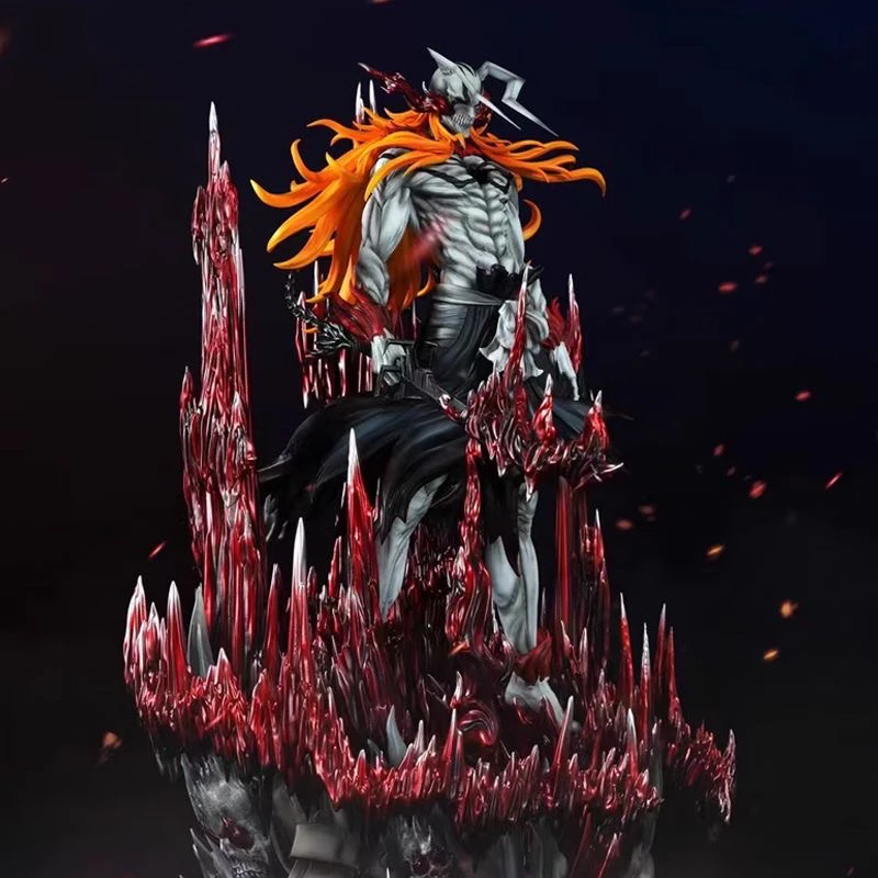 33cm Bleach Anime Figure Kurosaki Ichigo Ulquiorra Cifer Figures 1:1 Figurine Collection Desktop Models Toys Christmas Gifts