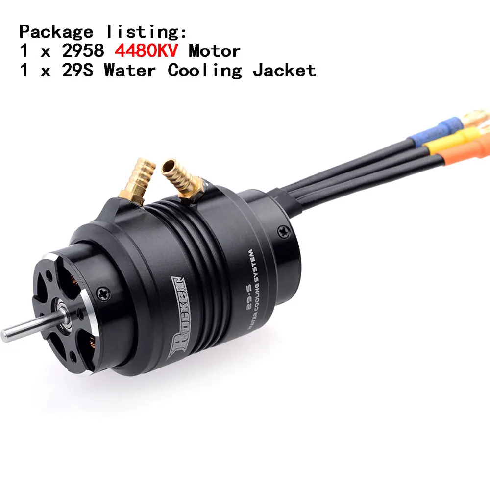 Rocket RC 2968 2958 2948 3400KV 3450KV 3800KV Brushless Boat Motor for Traxxas Feilun FT011 FT012 600-800mm RC Boat Car
