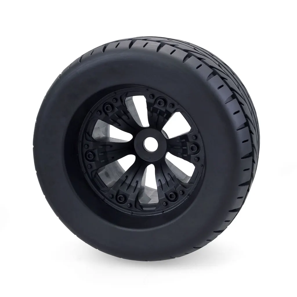 4PCS 1/8 Wheels Tires 170mm 165mm Tyre Weel 17mm Hex Hub Rubber Sponge for 1/8 RC Car Monster Truck Buggy ARRMA Traxxas