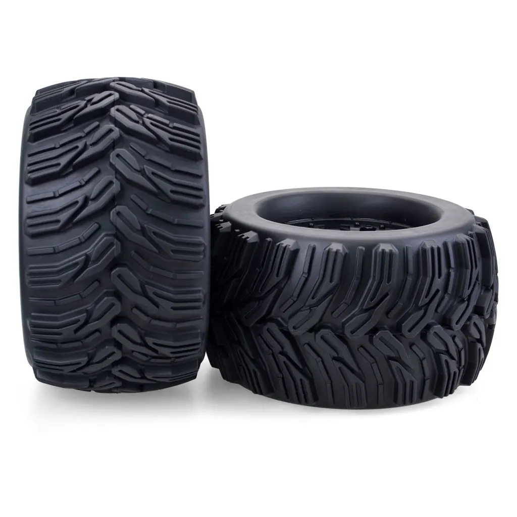 4PCS 1/8 Wheels Tires 170mm 165mm Tyre Weel 17mm Hex Hub Rubber Sponge for 1/8 RC Car Monster Truck Buggy ARRMA Traxxas