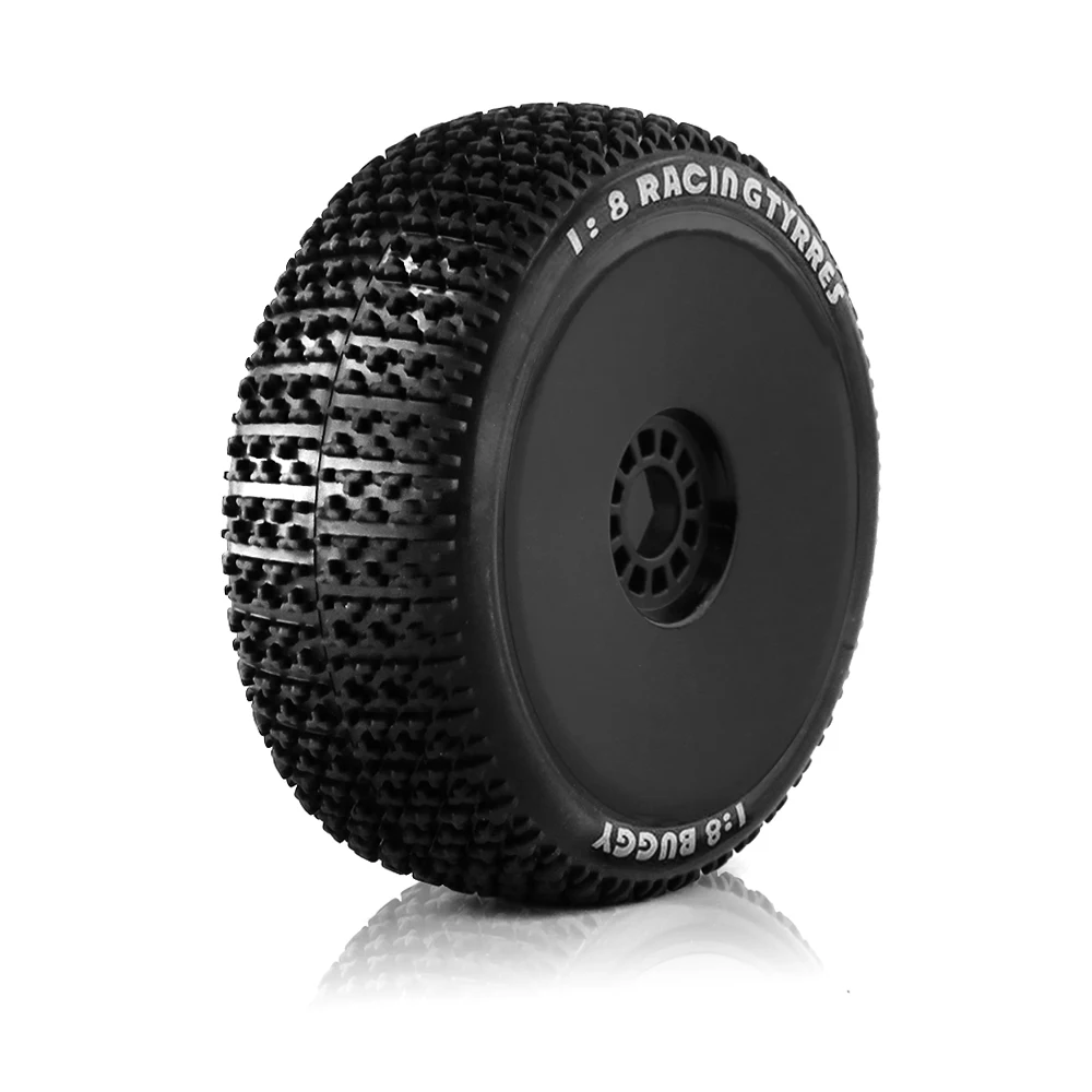 4pcs 116mm Off Road Buggy Tires Wheel 17mm Hex Hubs For 1/8 Rc Racing Car 4wd Nitro Hpi Hsp Bazooka Camper Kyosho Zd Hongnuo