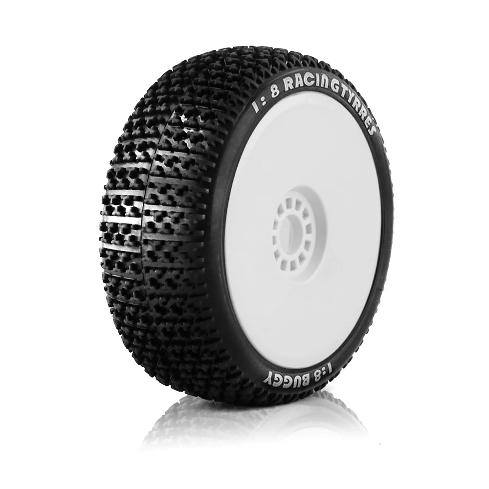 4pcs 116mm Off Road Buggy Tires Wheel 17mm Hex Hubs For 1/8 Rc Racing Car 4wd Nitro Hpi Hsp Bazooka Camper Kyosho Zd Hongnuo