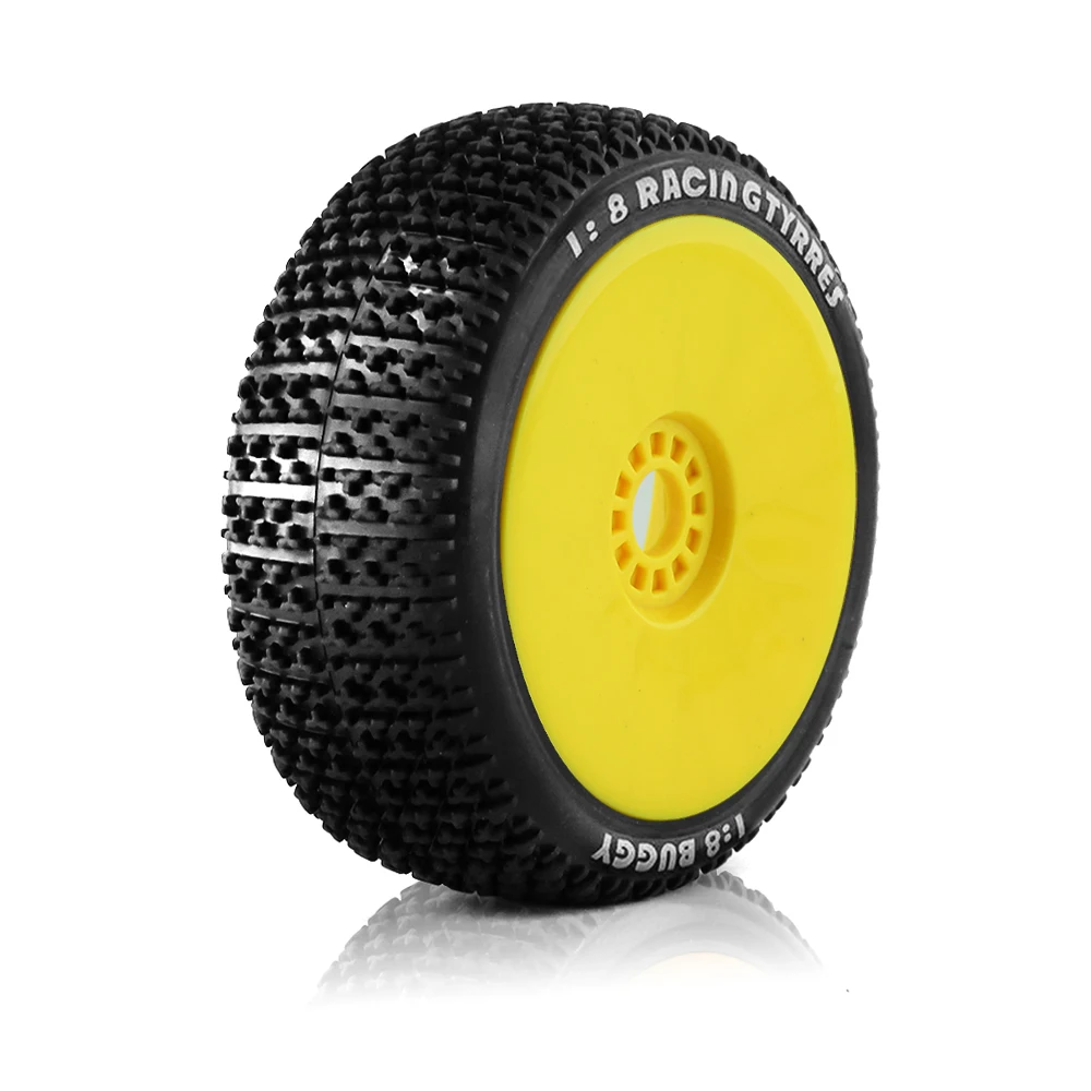 4pcs 116mm Off Road Buggy Tires Wheel 17mm Hex Hubs For 1/8 Rc Racing Car 4wd Nitro Hpi Hsp Bazooka Camper Kyosho Zd Hongnuo