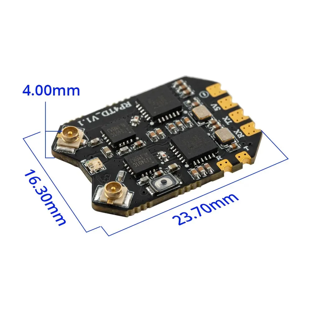 5PCS RadioMaster RP4TD FCC 2.4GHz ExpressLRS True Diversity Receiver Dual Antenna CRSF For FPV Racing Drone Parts Bulk Price