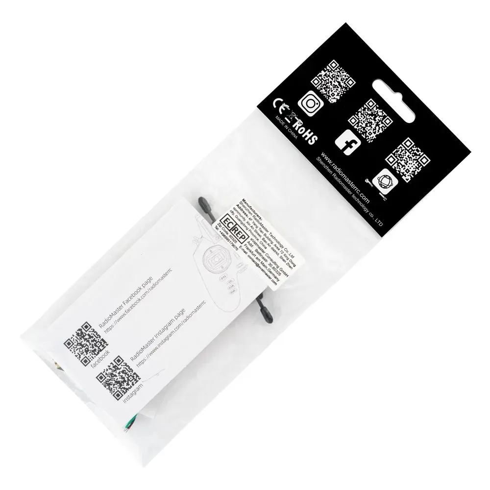 5PCS RadioMaster RP4TD FCC 2.4GHz ExpressLRS True Diversity Receiver Dual Antenna CRSF For FPV Racing Drone Parts Bulk Price