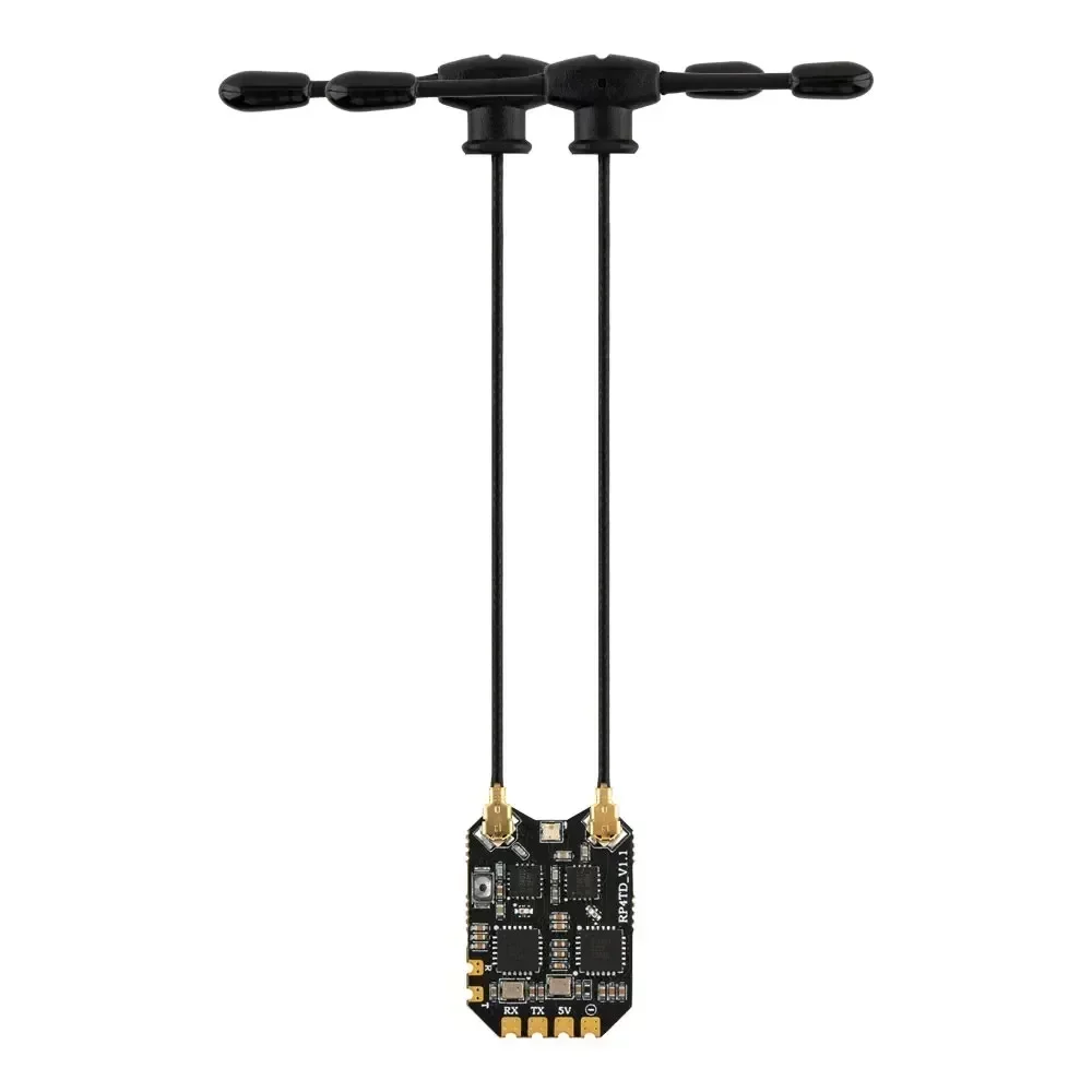 5PCS RadioMaster RP4TD FCC 2.4GHz ExpressLRS True Diversity Receiver Dual Antenna CRSF For FPV Racing Drone Parts Bulk Price
