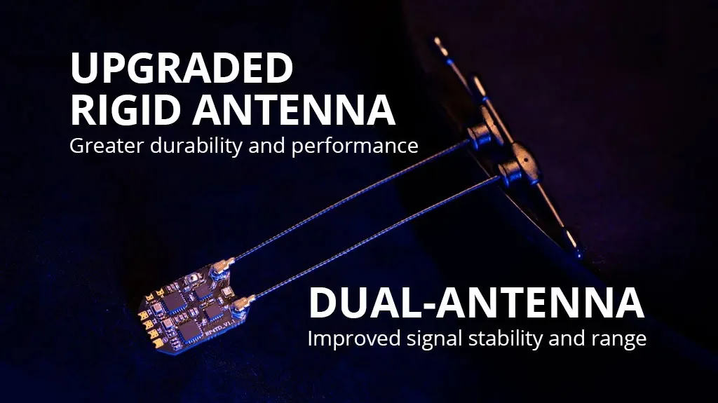5PCS RadioMaster RP4TD FCC 2.4GHz ExpressLRS True Diversity Receiver Dual Antenna CRSF For FPV Racing Drone Parts Bulk Price