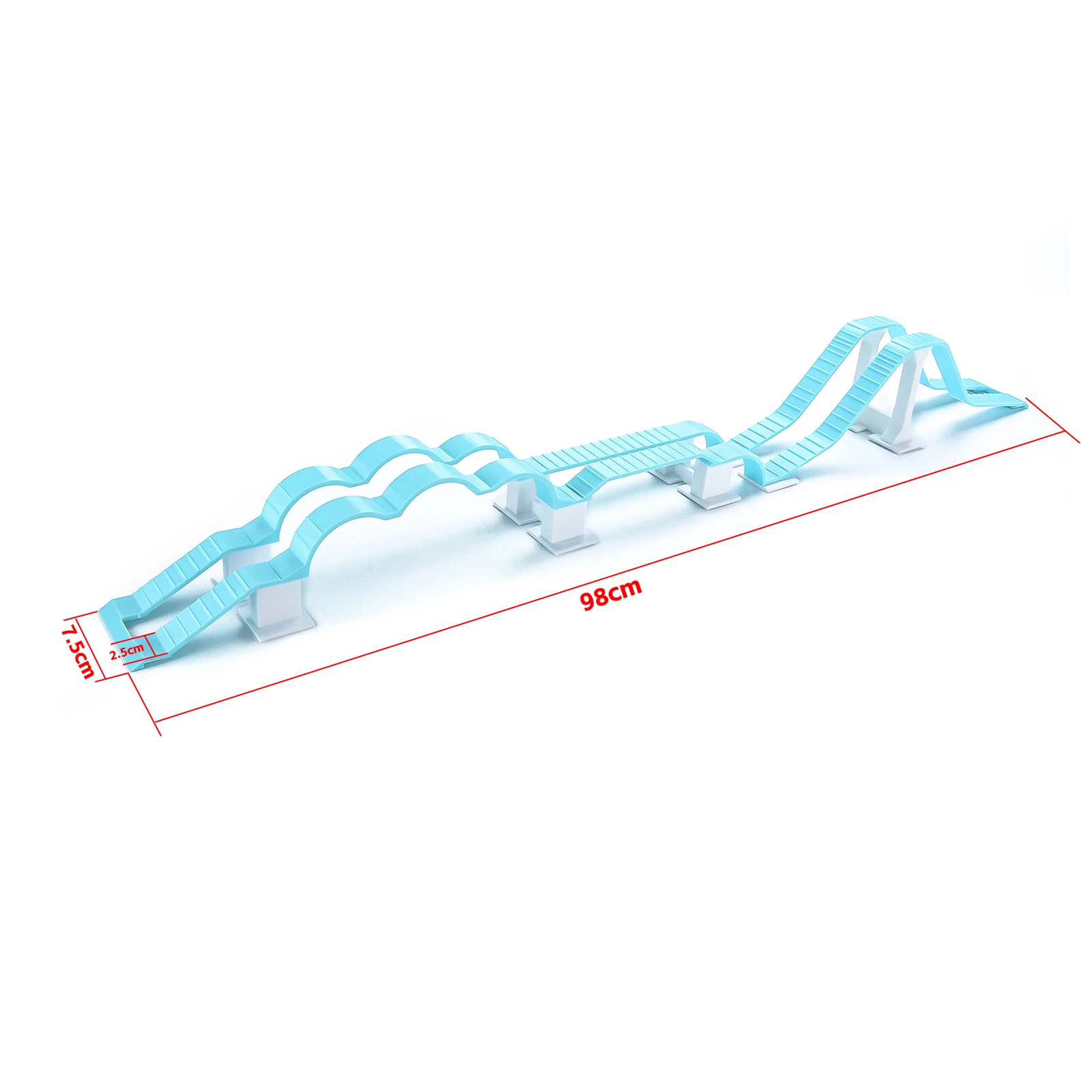 DARKSKY Simulation Trapezoidal Bridge Climbing Obstacle Bridge Combo Steep Slope KIT For AXIAL SCX30 1/30 RC Model Car Crawler