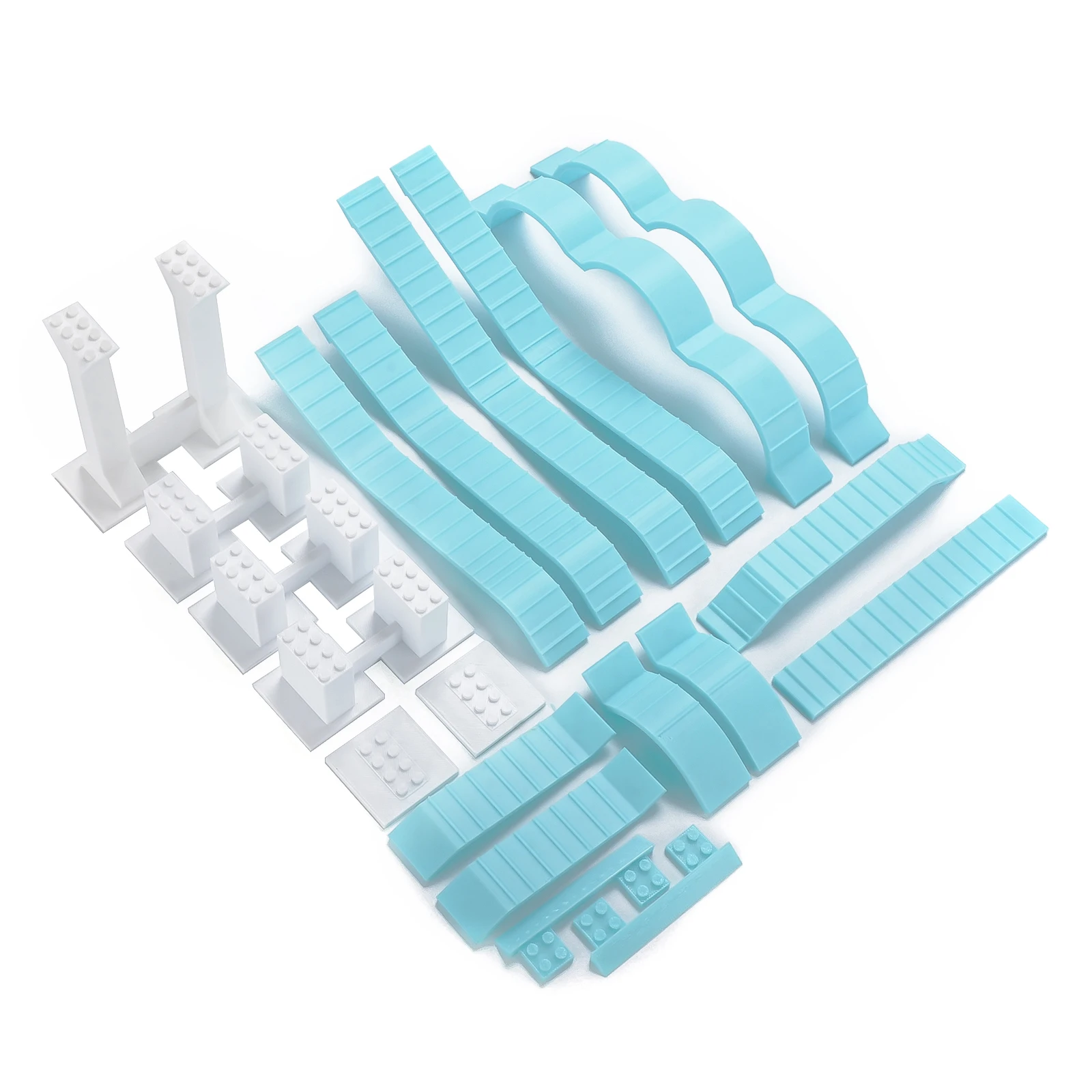 DARKSKY Simulation Trapezoidal Bridge Climbing Obstacle Bridge Combo Steep Slope KIT For AXIAL SCX30 1/30 RC Model Car Crawler