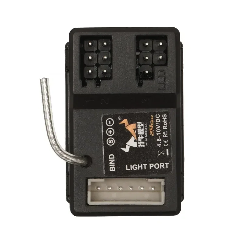 Full Metal Gearbox 2322 2600KV Brushless Motor AM32 45A ESC 21g Servo/2CH Receiver for RC Car Crawler MN82 MN78 MN168 MN99 MN98