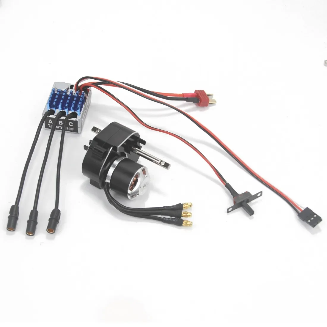 Full Metal Gearbox 2322 2600KV Brushless Motor AM32 45A ESC 21g Servo/2CH Receiver for RC Car Crawler MN82 MN78 MN168 MN99 MN98