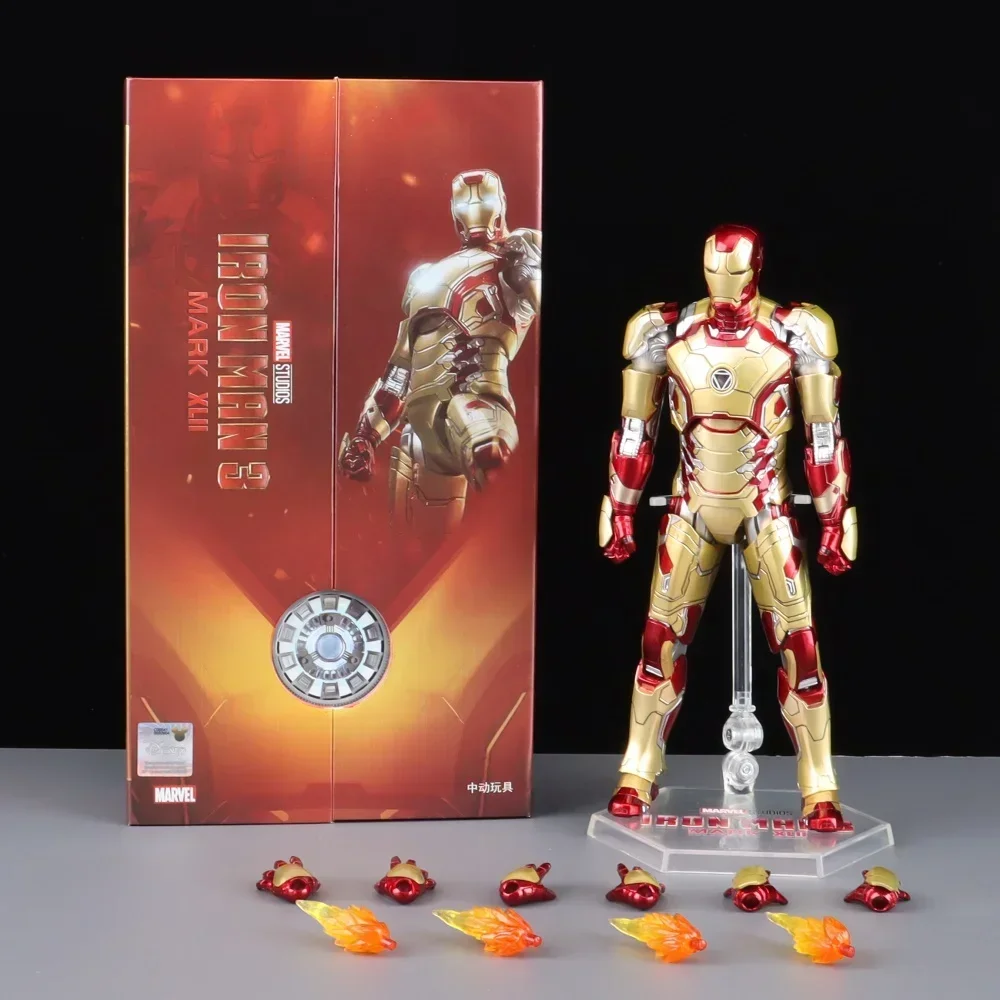 ZD Toys Iron Man MK1 MK2 MK3 MK4 MK5 MK6 MK7 MK42 MK43 MK45 MK46 War Machine Movie Action Figure 7 Inches Adult Collectible Toys