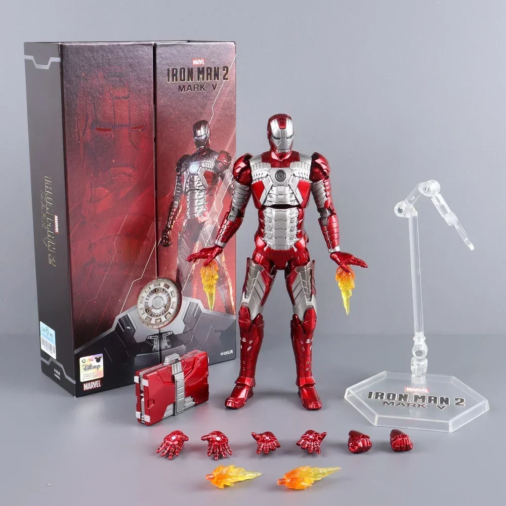 ZD Toys Iron Man MK1 MK2 MK3 MK4 MK5 MK6 MK7 MK42 MK43 MK45 MK46 War Machine Movie Action Figure 7 Inches Adult Collectible Toys