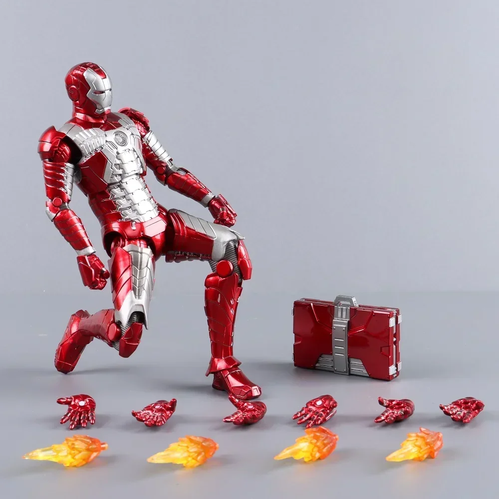 ZD Toys Iron Man MK1 MK2 MK3 MK4 MK5 MK6 MK7 MK42 MK43 MK45 MK46 War Machine Movie Action Figure 7 Inches Adult Collectible Toys