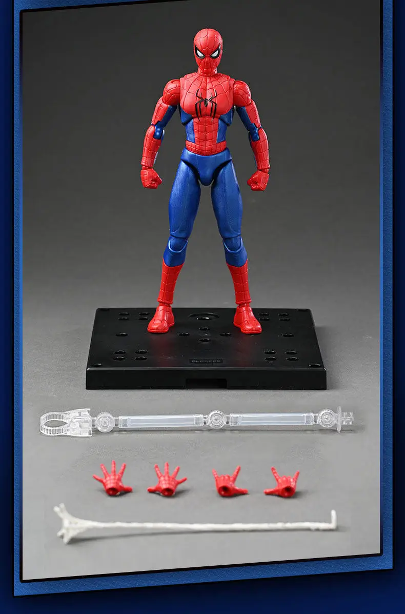 Blokees Spider Man Brand New Day Invisible Woman Jeff The Land Shark Champion Class Version Assembled Model Action Figure Toys