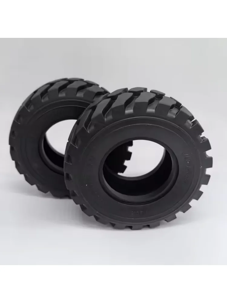 RC 1 Pair LESU Diameter 45MM Height Wheel Rubber Tyres 110Mm for Remote Control 1/15 Hydraulic Loader RC Car Accessories
