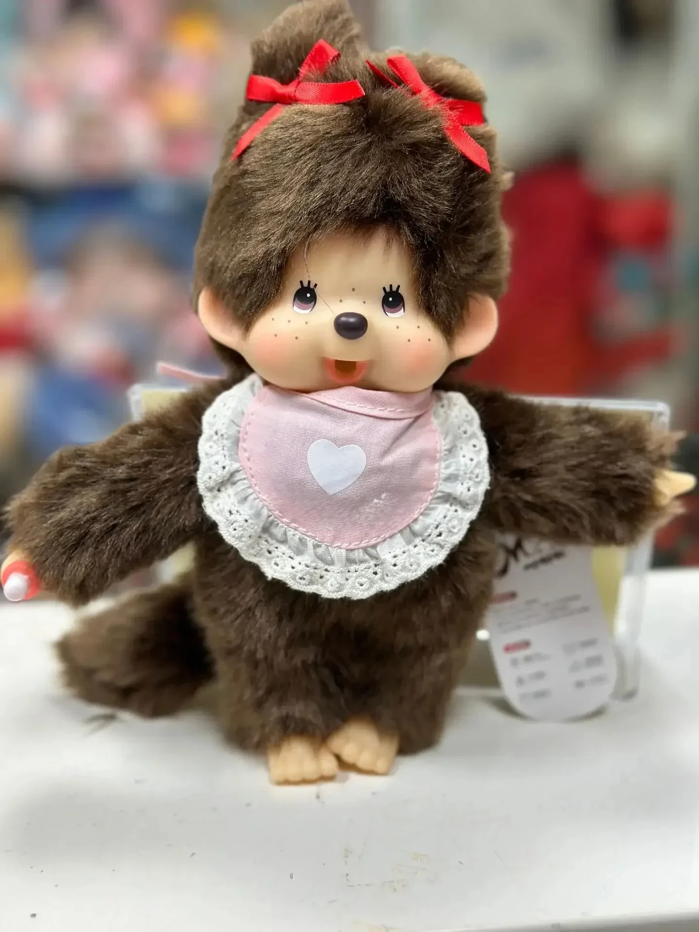 20cm Kawaii Monqiqi Cute Anime Plush Doll Bag Pendant Puppet Decoration Girl Children Couple Birthday Toy Keychain Gift