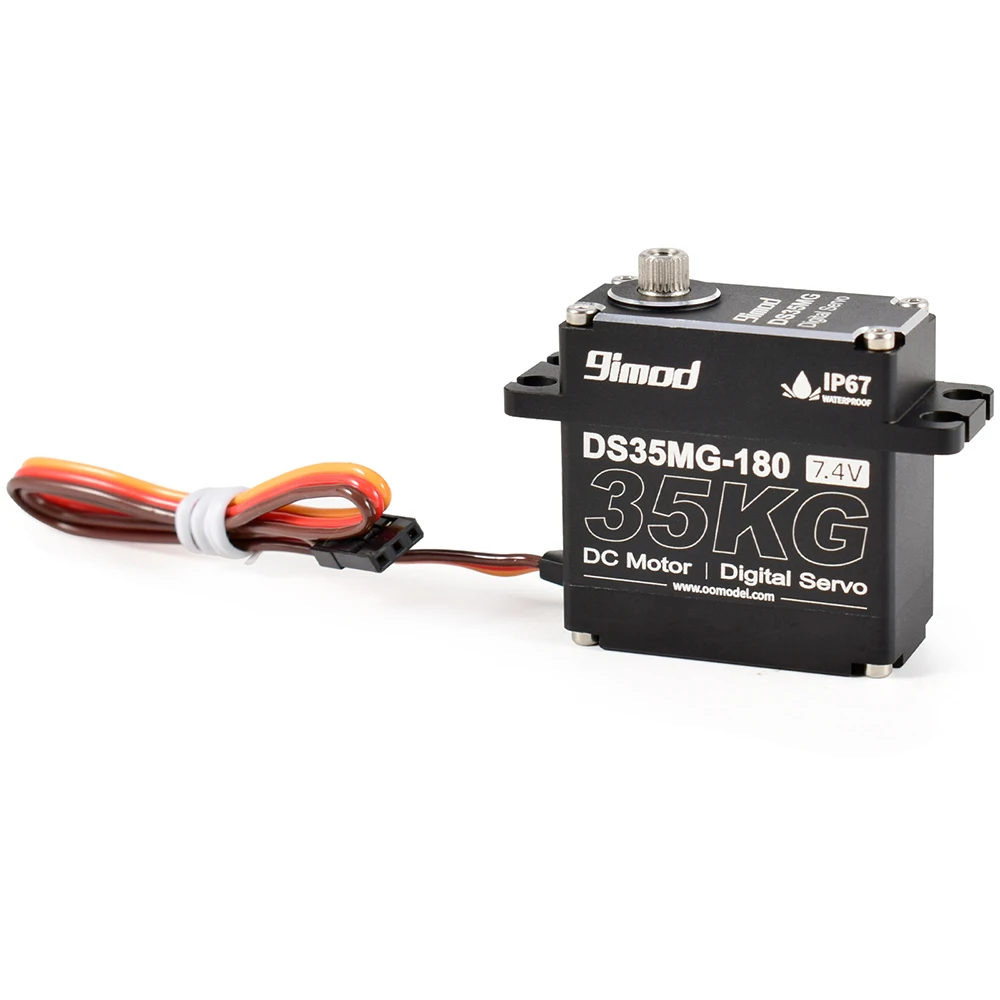 9imod DS35MG 35kg Waterproof Servo 180°/270° Full Aluminum Case Stainless Steel Gear High Torque for 1/8 1/10 RC Car