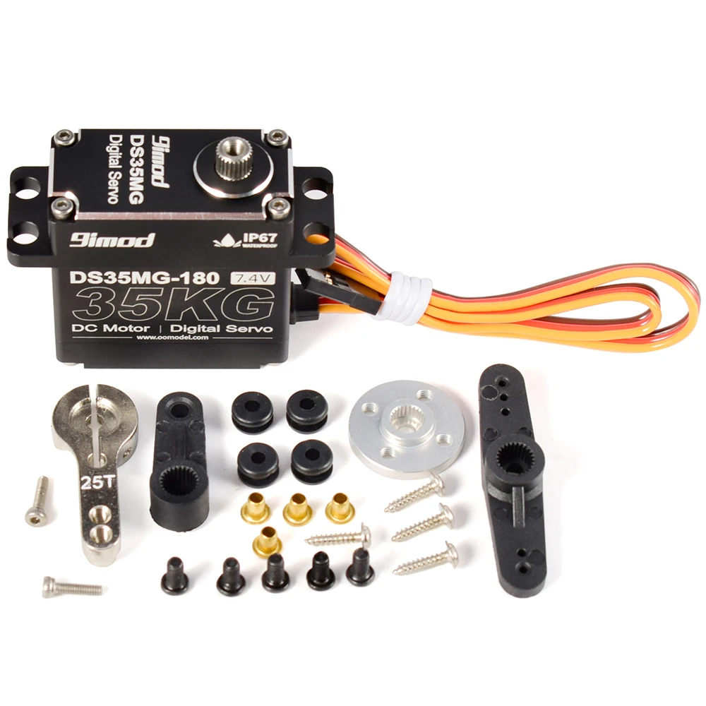 9imod DS35MG 35kg Waterproof Servo 180°/270° Full Aluminum Case Stainless Steel Gear High Torque for 1/8 1/10 RC Car