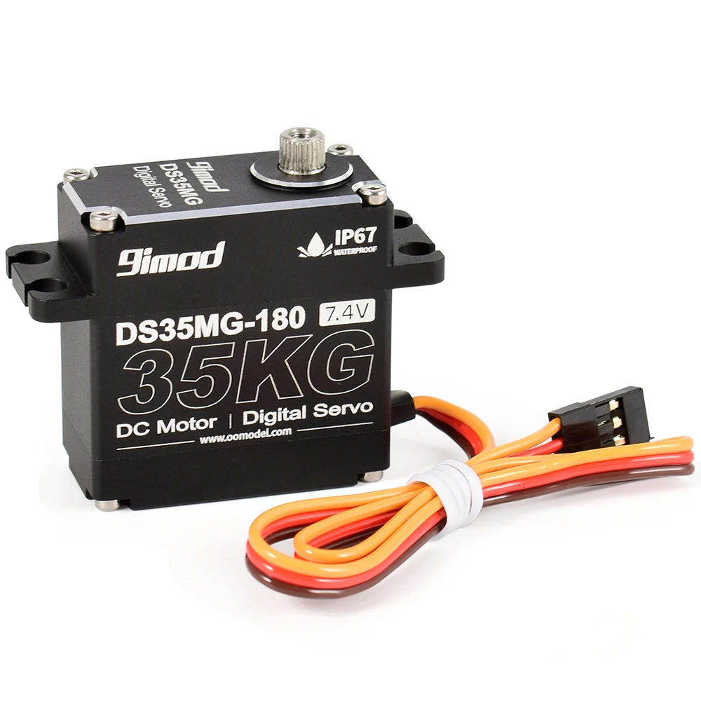 9imod DS35MG 35kg Waterproof Servo 180°/270° Full Aluminum Case Stainless Steel Gear High Torque for 1/8 1/10 RC Car