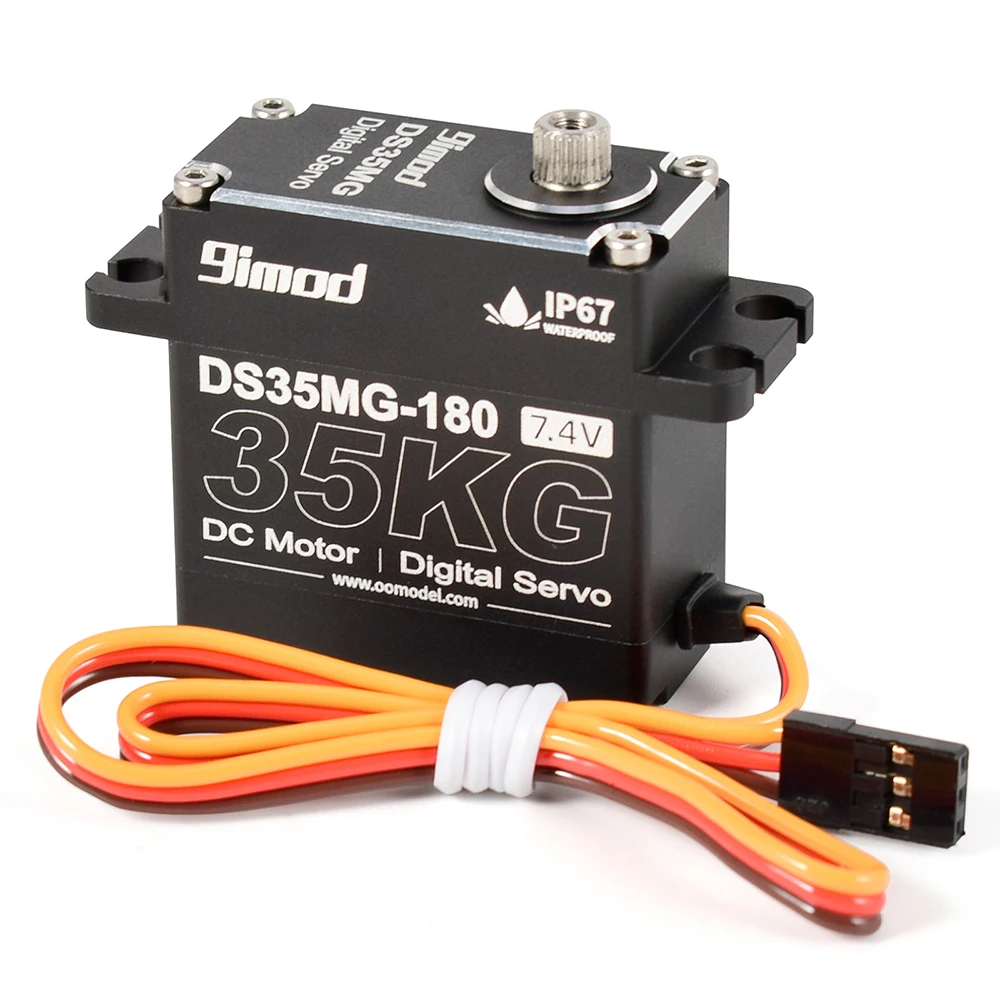 9imod DS35MG 35kg Waterproof Servo 180°/270° Full Aluminum Case Stainless Steel Gear High Torque for 1/8 1/10 RC Car